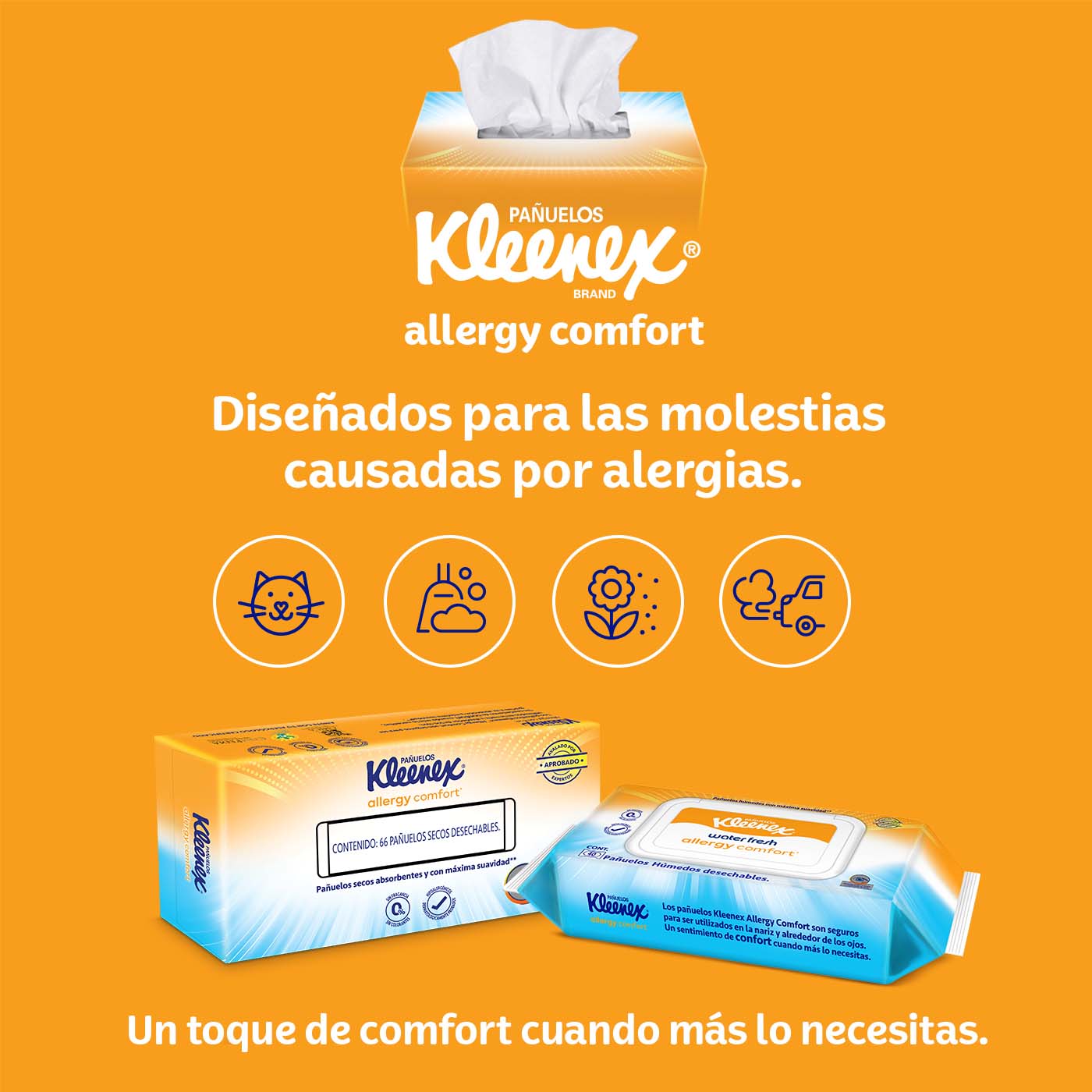 Kleenex lanza su nueva línea pañuelos Kleenex Allergy – Salud y Vida
